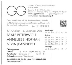 Ausstellung 17.10. - 06.12.2015